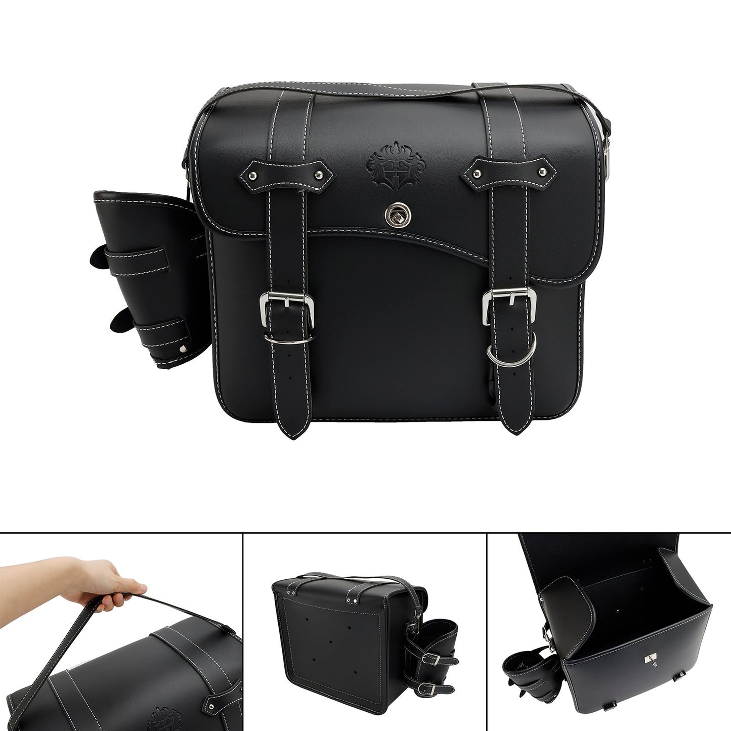 Quick Release Side Saddlebag Tool Bag Luggage Pouch Storage Thicken For Motor M