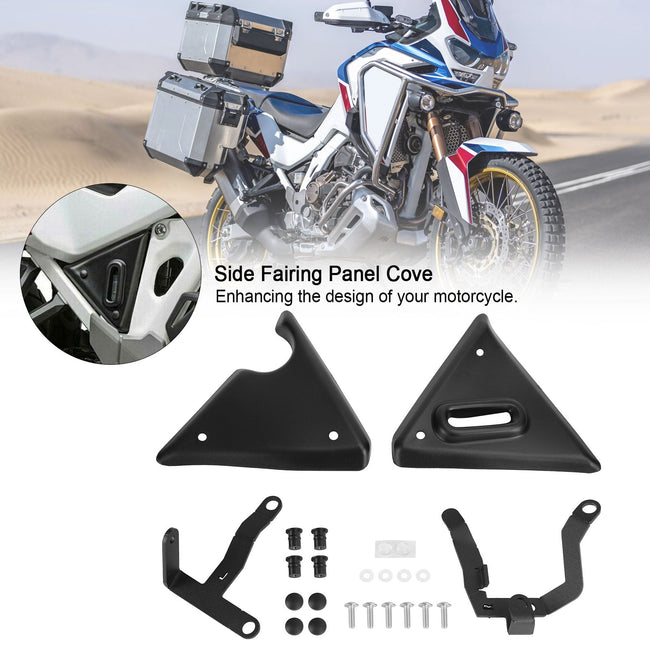 Side Fairing Panel Cover For Honda CRF1100L Adventure Sports 2020 2021 Black