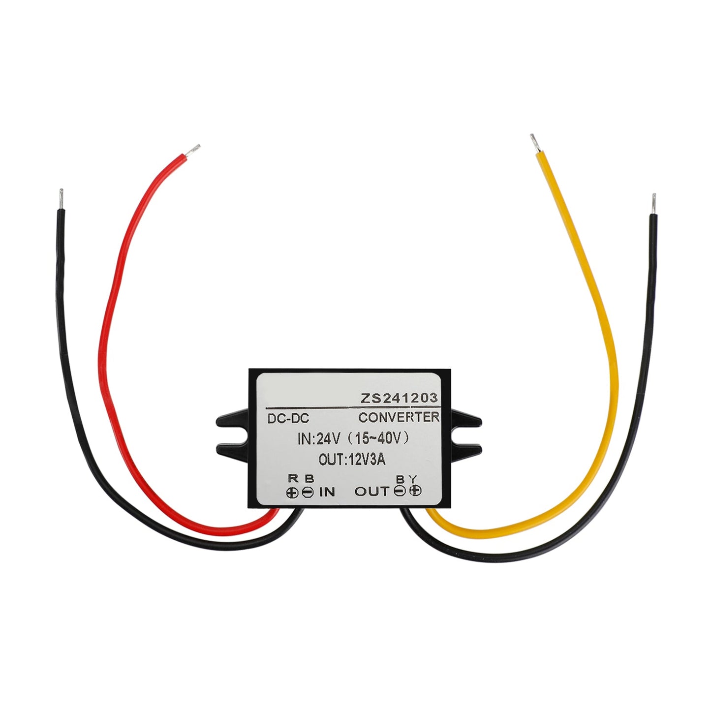 Waterproof DC-DC Converter 24V Step Down to 12V Car Power Supply Module 2A