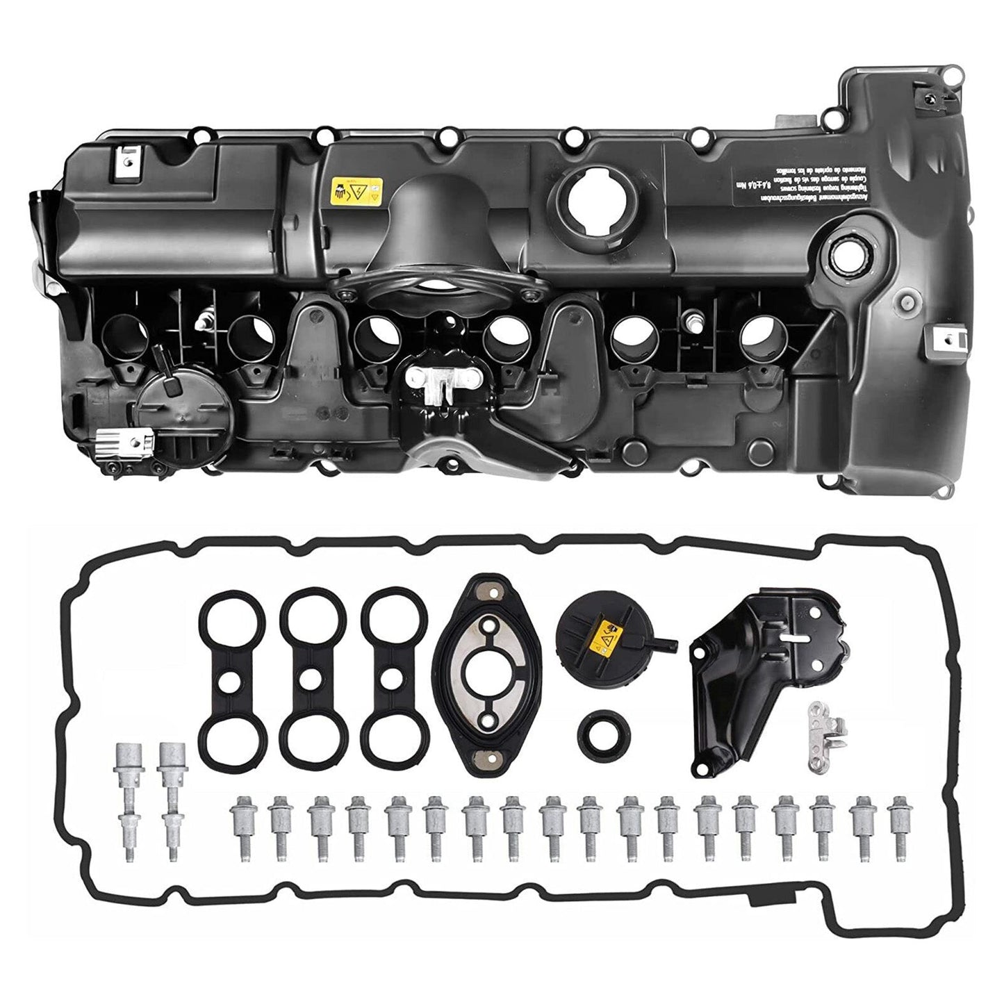 11127552281 URO011833 264-935 Valve Cover w/ Gasket Bolts BMW 528xi 2008 L6 3.0L