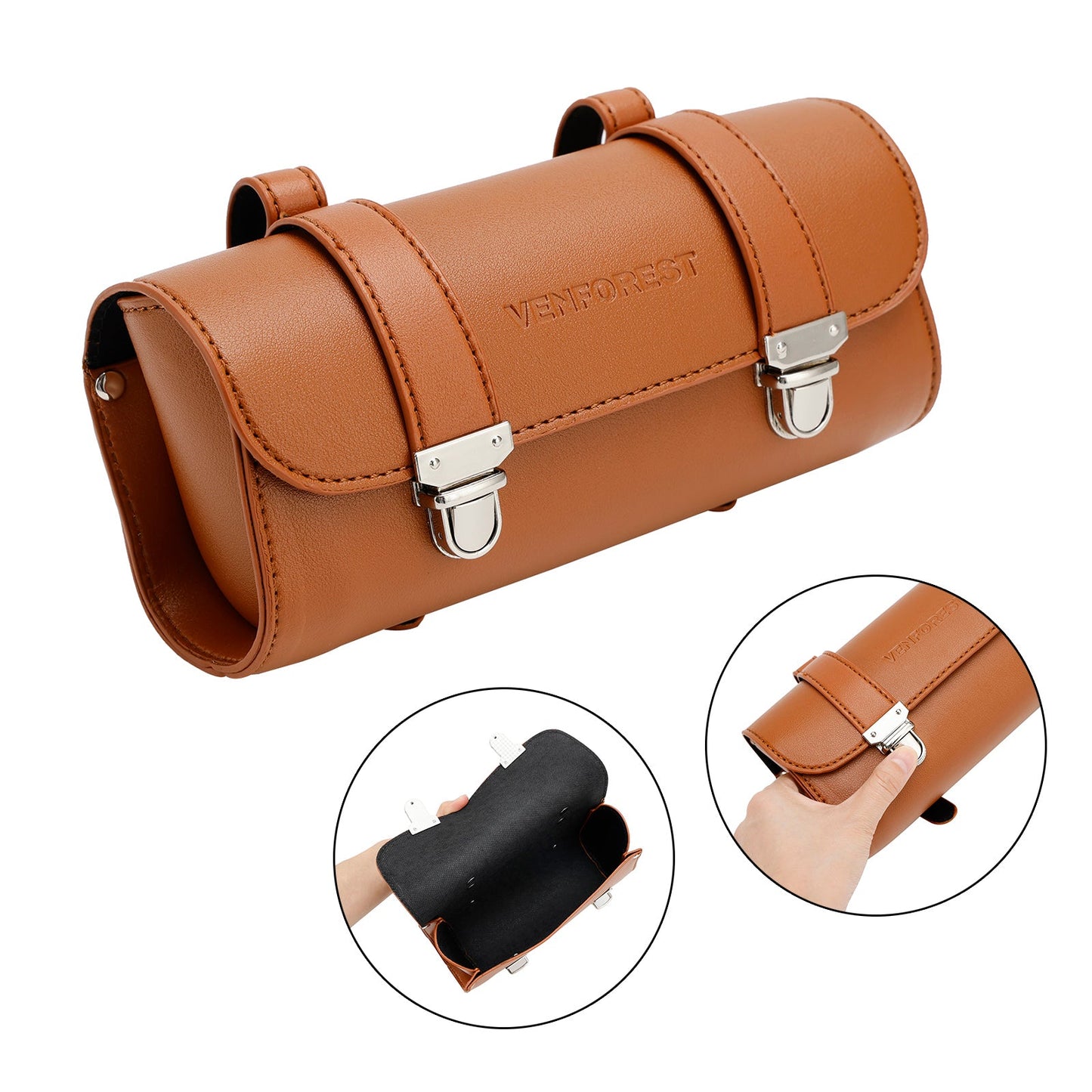 Saddlebag Storage Tool Bag Universal Handlebar Thicken Front Bag For Motorcycle