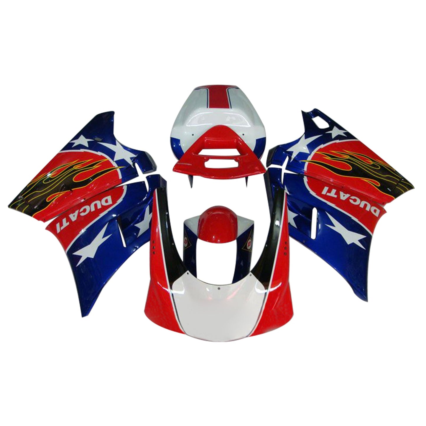 1996-2002 Ducati 996 748 Fairing Kit Bodywork ABS