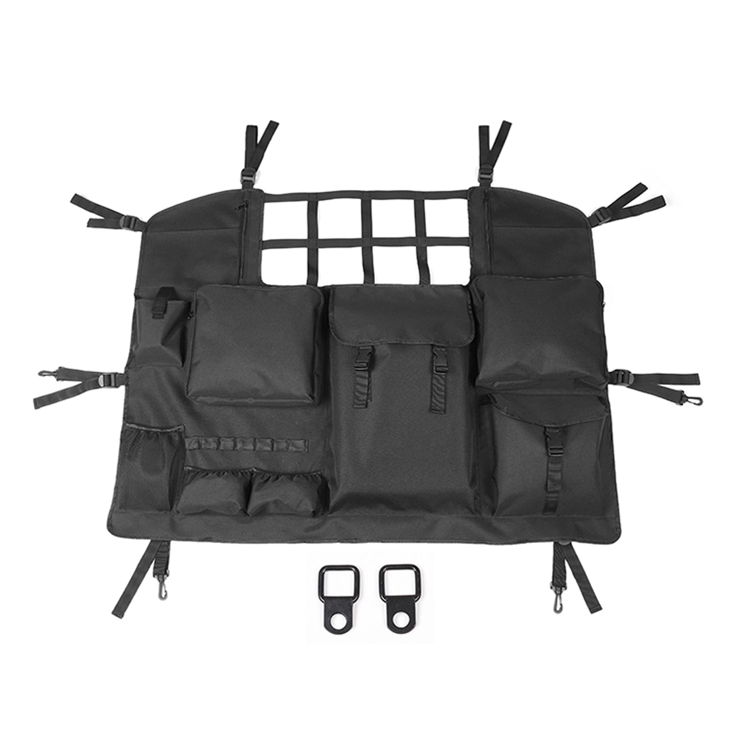 Areyourshop Car Trunk Organizer Storage Bag fit for Jeep Wrangler JK JL 07-20 Accessories