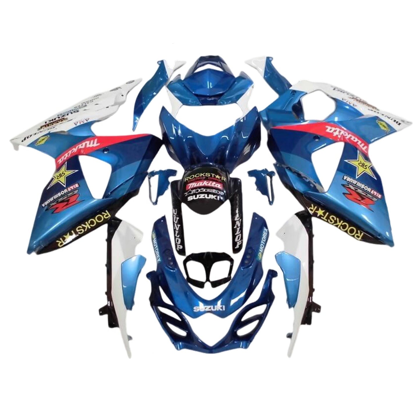 2009-2016 Suzuki GSXR1000 K9 Injection Fairing Kit Bodywork Plastic ABS