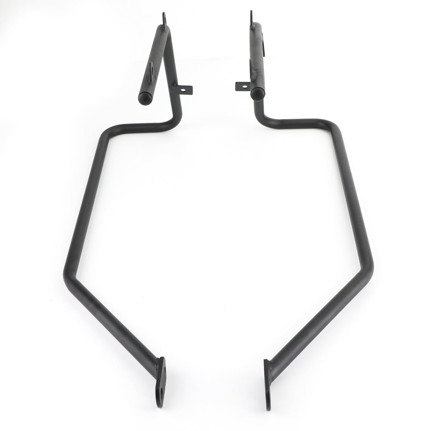 Saddlebag Conversion Brackets - Bagger Kit For Sportster XL883 XL1200 BLK