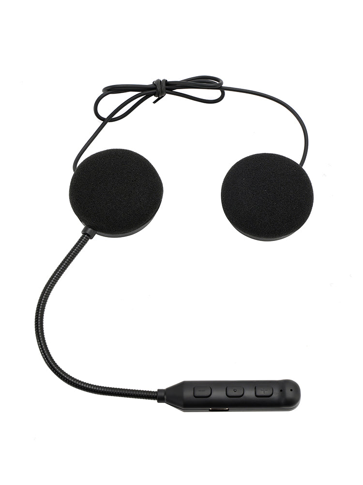 Universal Speaker Player Helmet Bluetooth Earphone Headset Black For Motorcycle