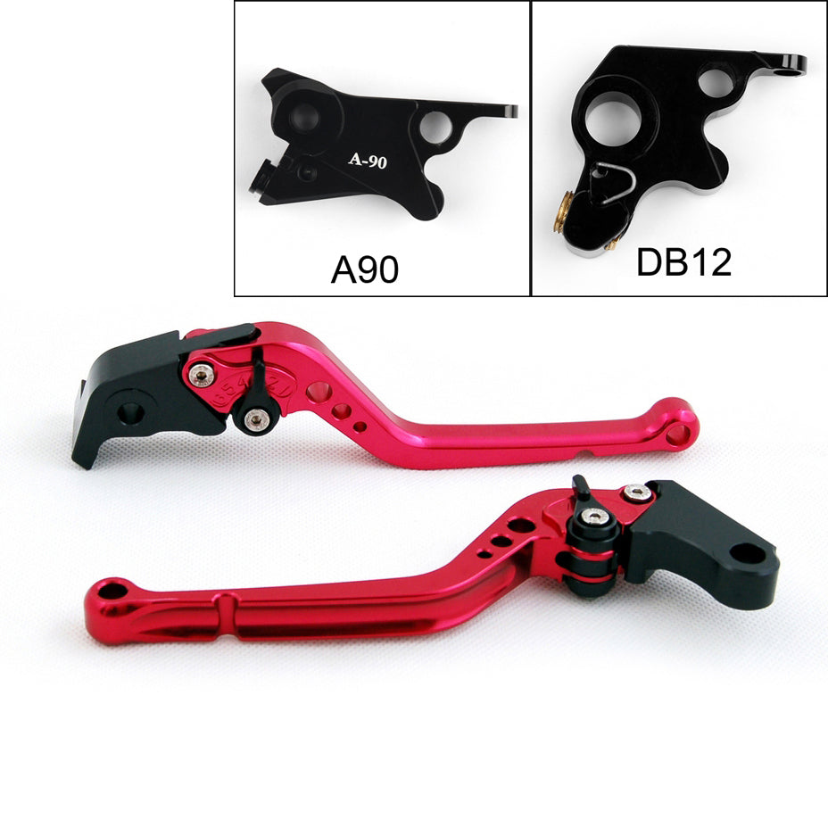 Long Brake Clutch Levers For KTM 690 Duke/SMC/SMCR 2014-2016 Black