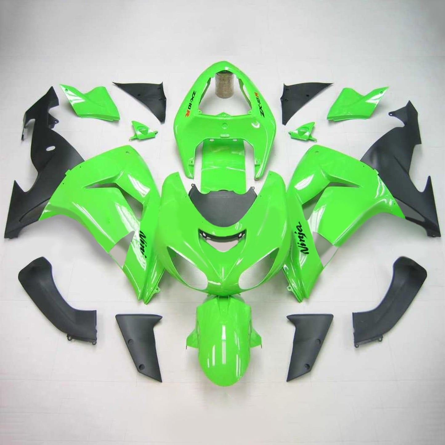 2006-2007 Kawasaki ZX10R Amotopart Injection Fairing Kit Bodywork Plastic ABS #105