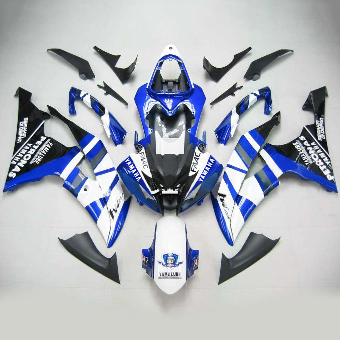 2008-2016 Yamaha YZF 600 R6 Injection Fairing Kit Bodywork Plastic ABS #106