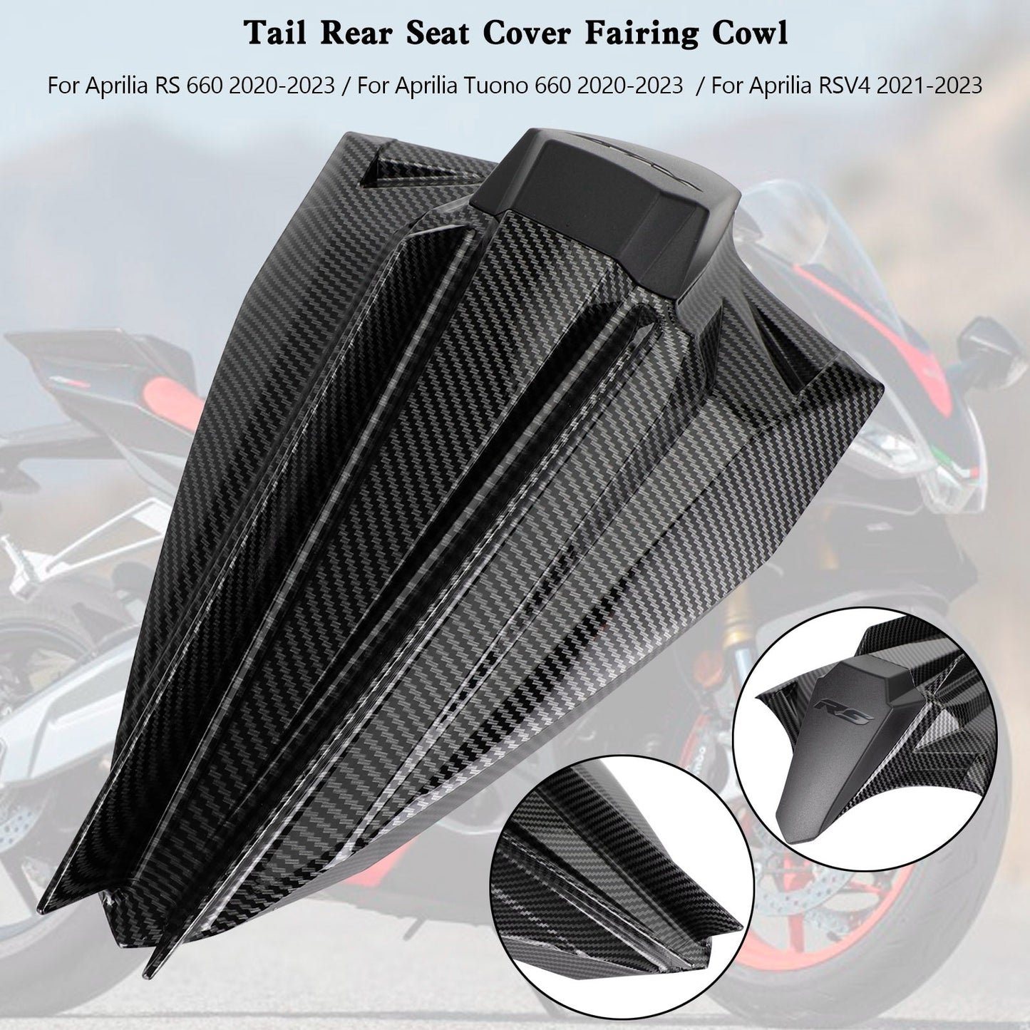 2020-2023 Aprilia RS 660 Tuono 660 RSV4 Rear Seat Cover Fairing Cowl