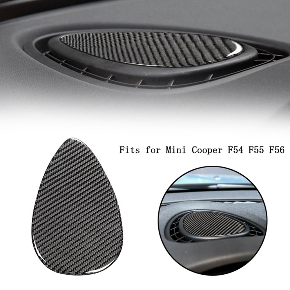 Carbon Fiber Console Air Condition Outlet Cover Trim Fit For Mini Cooper F54 F55 F56