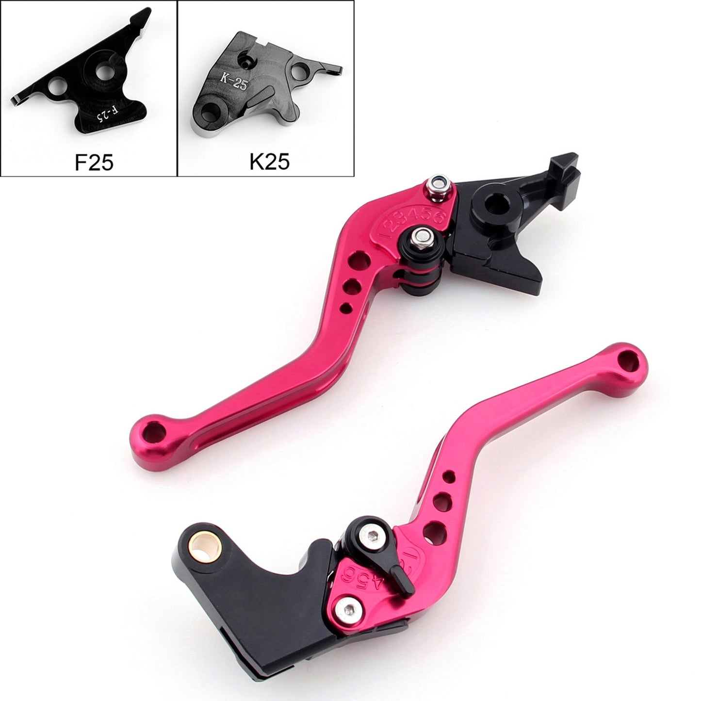 Short Brake Clutch Levers Fit For Kawasaki NINJA 250R 2008-2012 Black