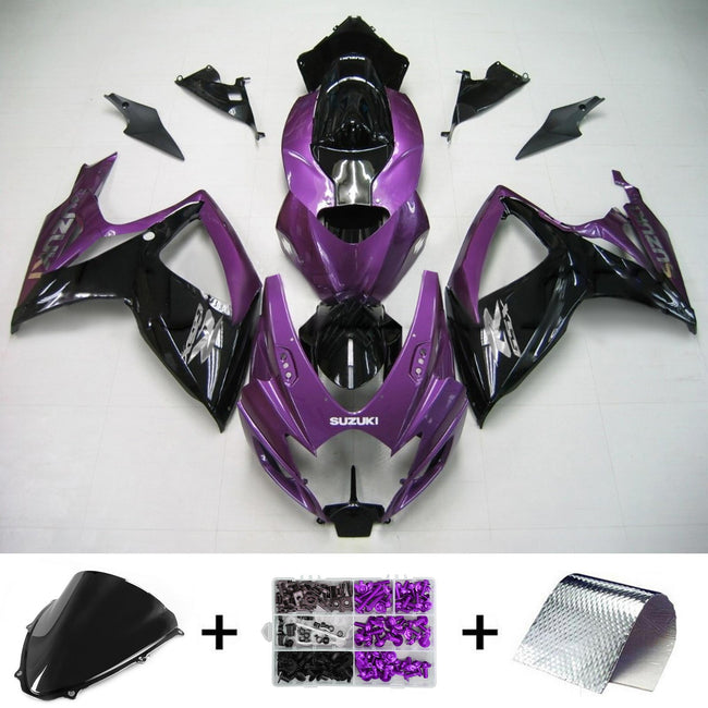 2006-2007 Suzuki GSXR 600/750 K6 Amotopart Injection Fairing Kit Bodywork Plastic ABS #133