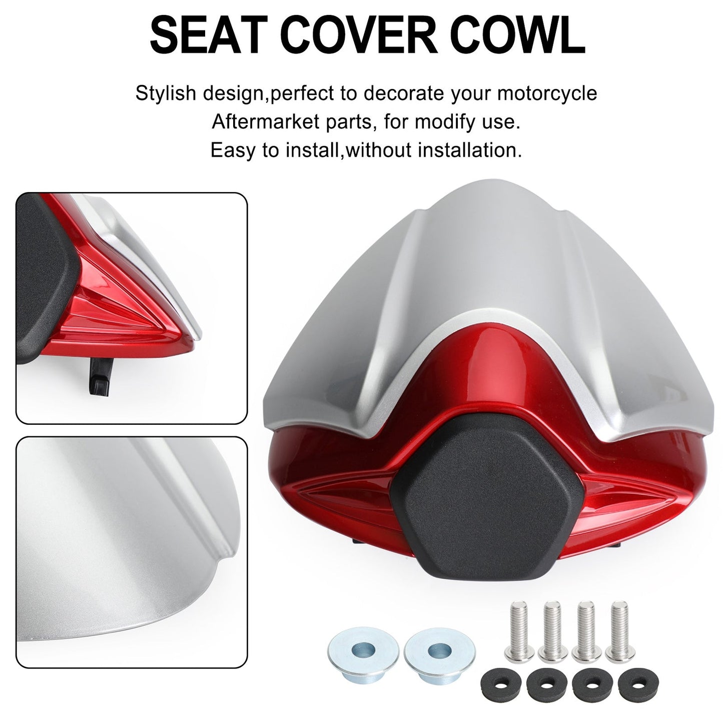 Rear Seat Fairing Cover For SUZUKI GSXR 1300 GSX-R1300 Hayabusa 2021-2022 Red