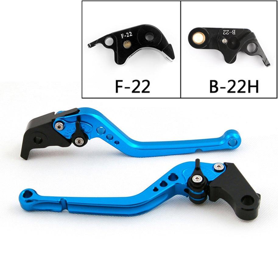 Long Brake & Clutch Lever For BMW S1000RR 15-2018 S1000R 15-2018 (F-22/B-22H) BK