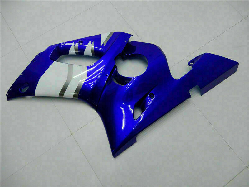 1998-2002 Yamaha YZF R6 Fairing Blue White Fairing Kit by Amotopart