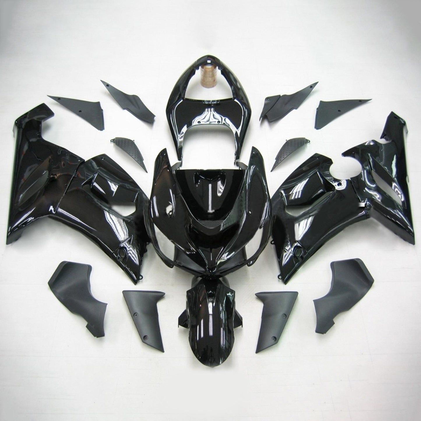 2005-2006 Kawasaki ZX6R 636 Amotopart Injection Fairing Kit Bodywork Plastic ABS #105