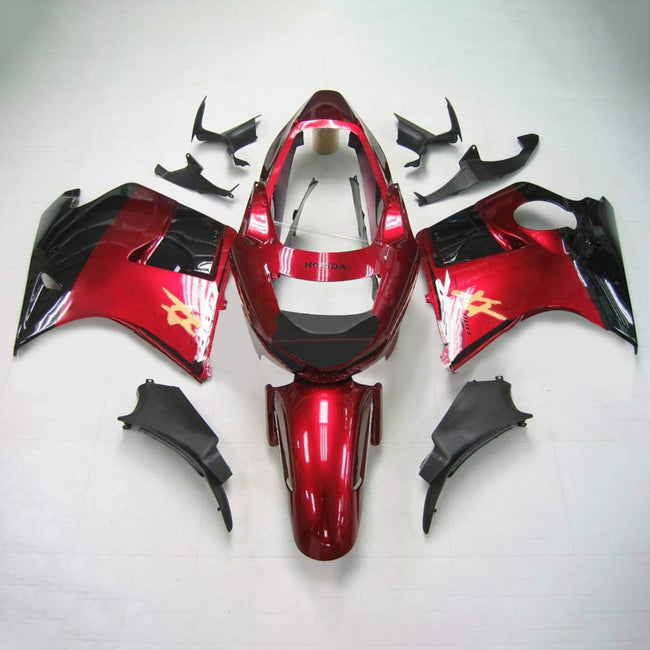 1996-2007 Honda CBR1100XX SuperBlackBird Amotopart Injection Fairing Kit Bodywork ABS #114