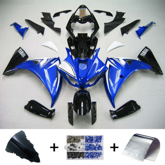 2009-2011 Yamaha YZF 1000 R1 Injection Fairing Kit Bodywork Plastic ABS #119