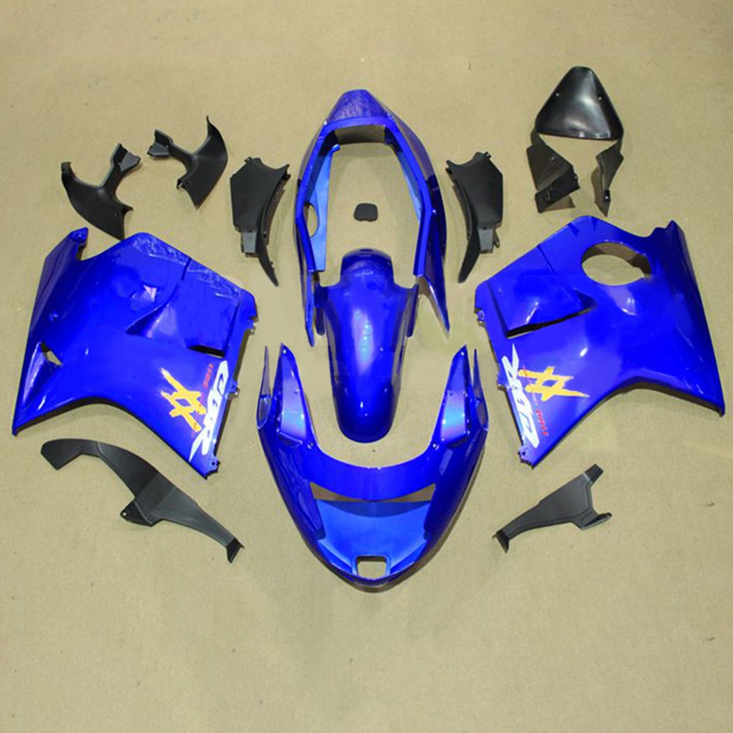 1996-2007 Honda CBR1100XX SuperBlackBird Injection Fairing Kit Bodywork ABS#122