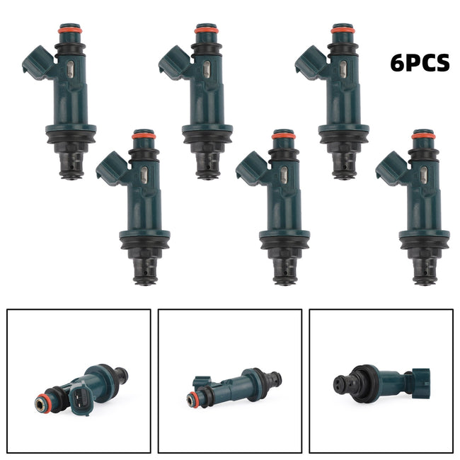 6PCS Fuel Injectors 23250-20020 Fit Highlander Toyota 2001-03 Fit Lexus RX300