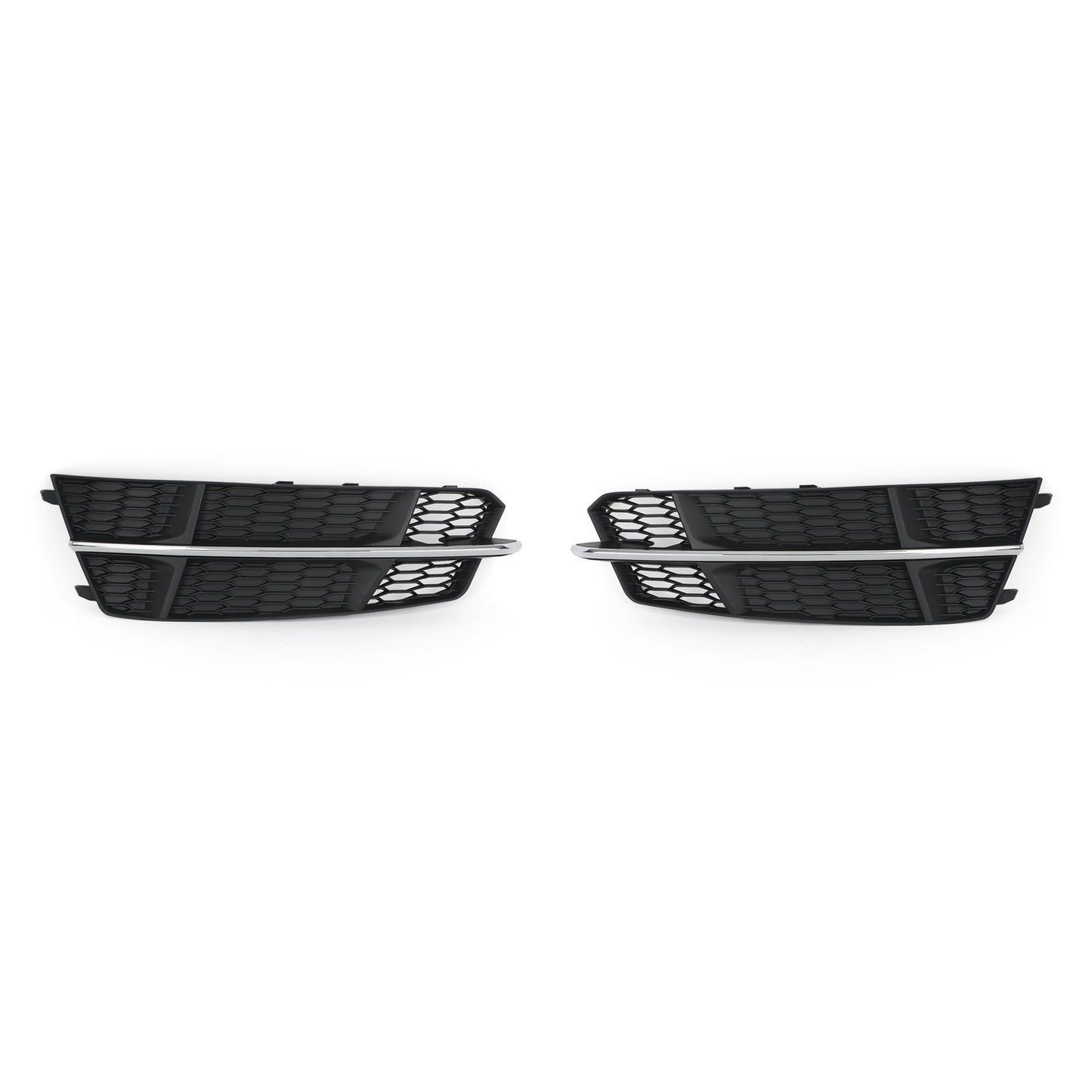 2016-2018 Audi A6 C7 S-Line Front Bumper Lower Grille Grill Black Chrome