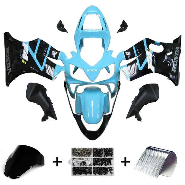 2001-2003 Honda CBR600 F4i Injection Fairing Kit Bodywork Plastic ABS #129