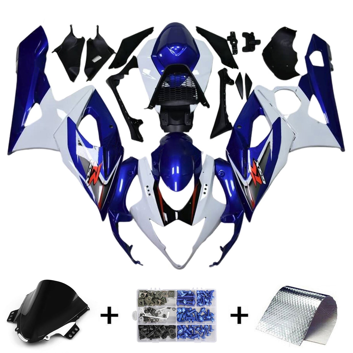 2005-2006 Suzuki GSXR1000 K5 Fairing Kit Bodywork Plastic ABS