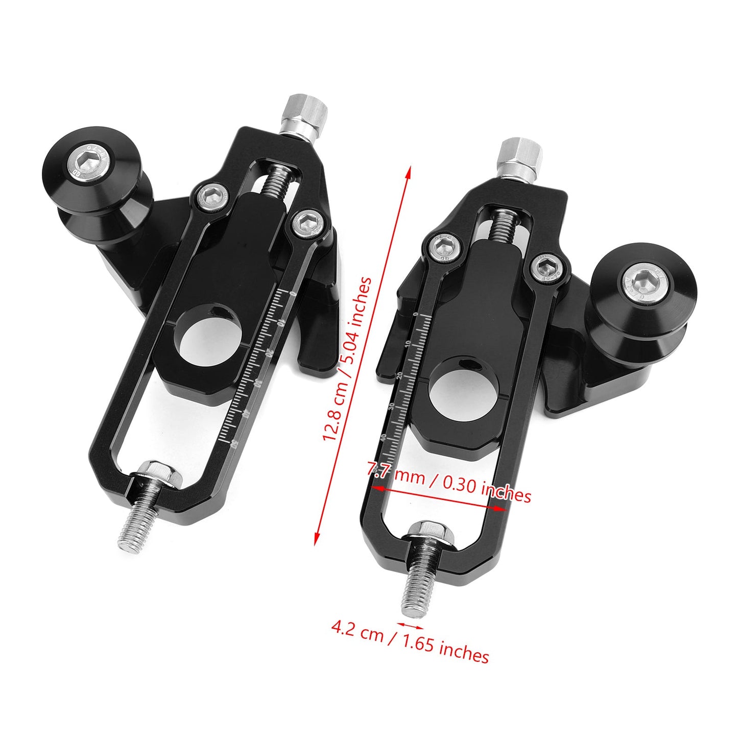 Chain Adjusters with Spool Tensioners Catena For Honda CB650R CBR650R 19-20 BLK