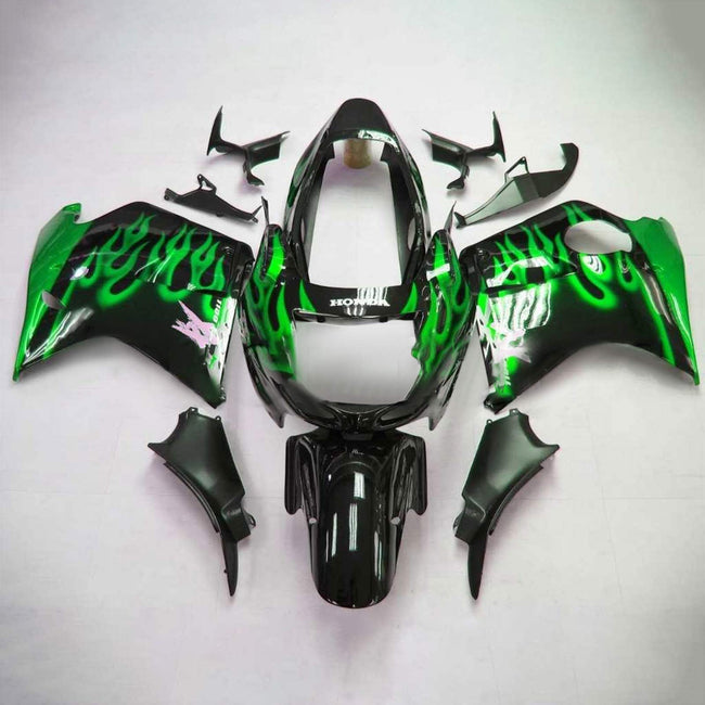 1996-2007 Honda CBR1100XX SuperBlackBird Amotopart Injection Fairing Kit Bodywork ABS #110