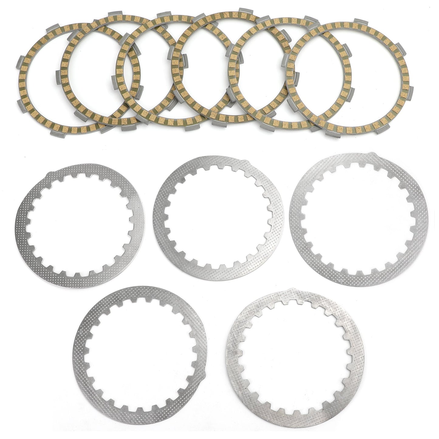 Clutch Plate Kit - Friction & Steel Plates For Yamaha DT125 DT125R DT125LCF (22PS) DT125L DT125LC RZ125