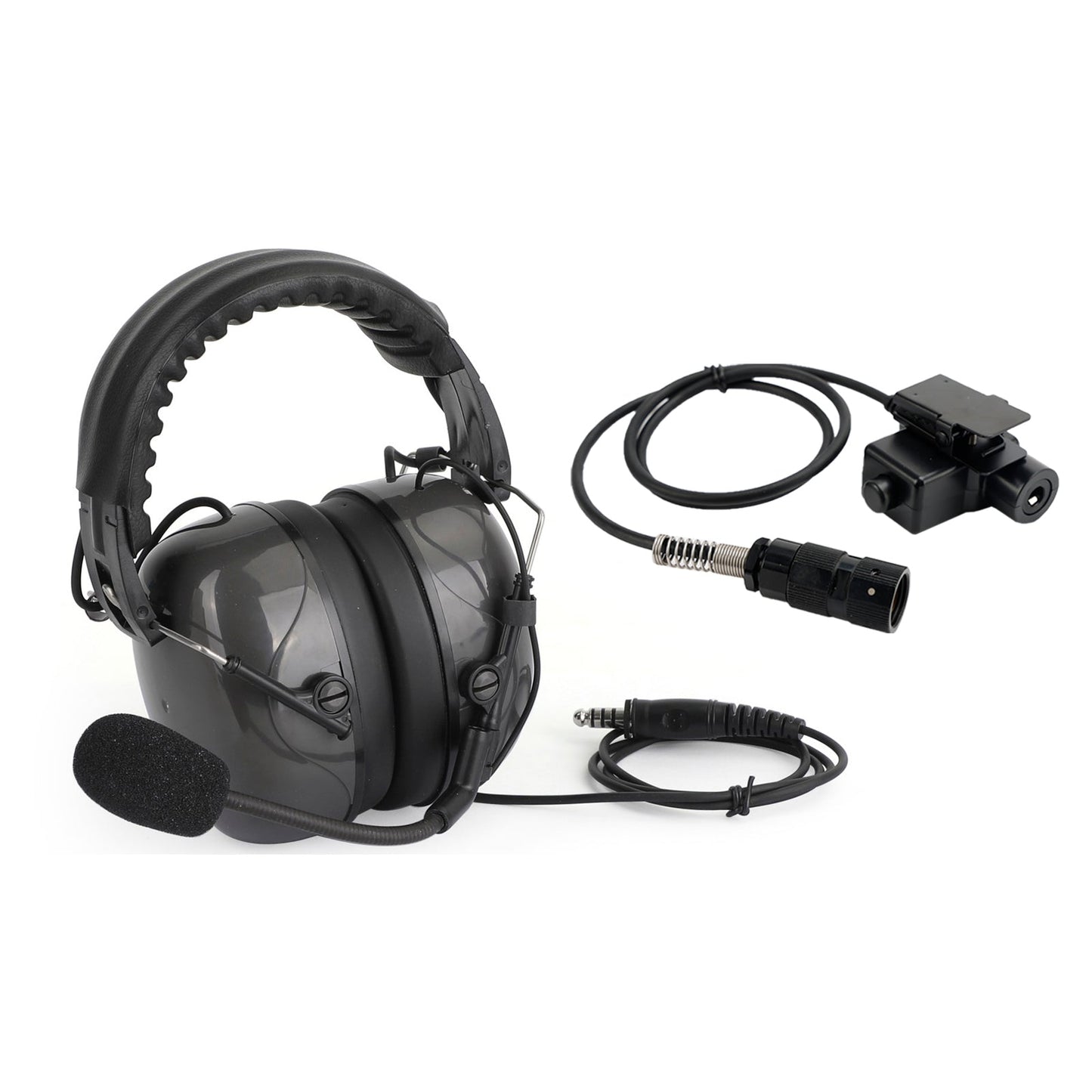 For AN/PRC148 PRC152 U329 6-Pin U94 PTT C5 Adjustable Noise Cancelling Headset