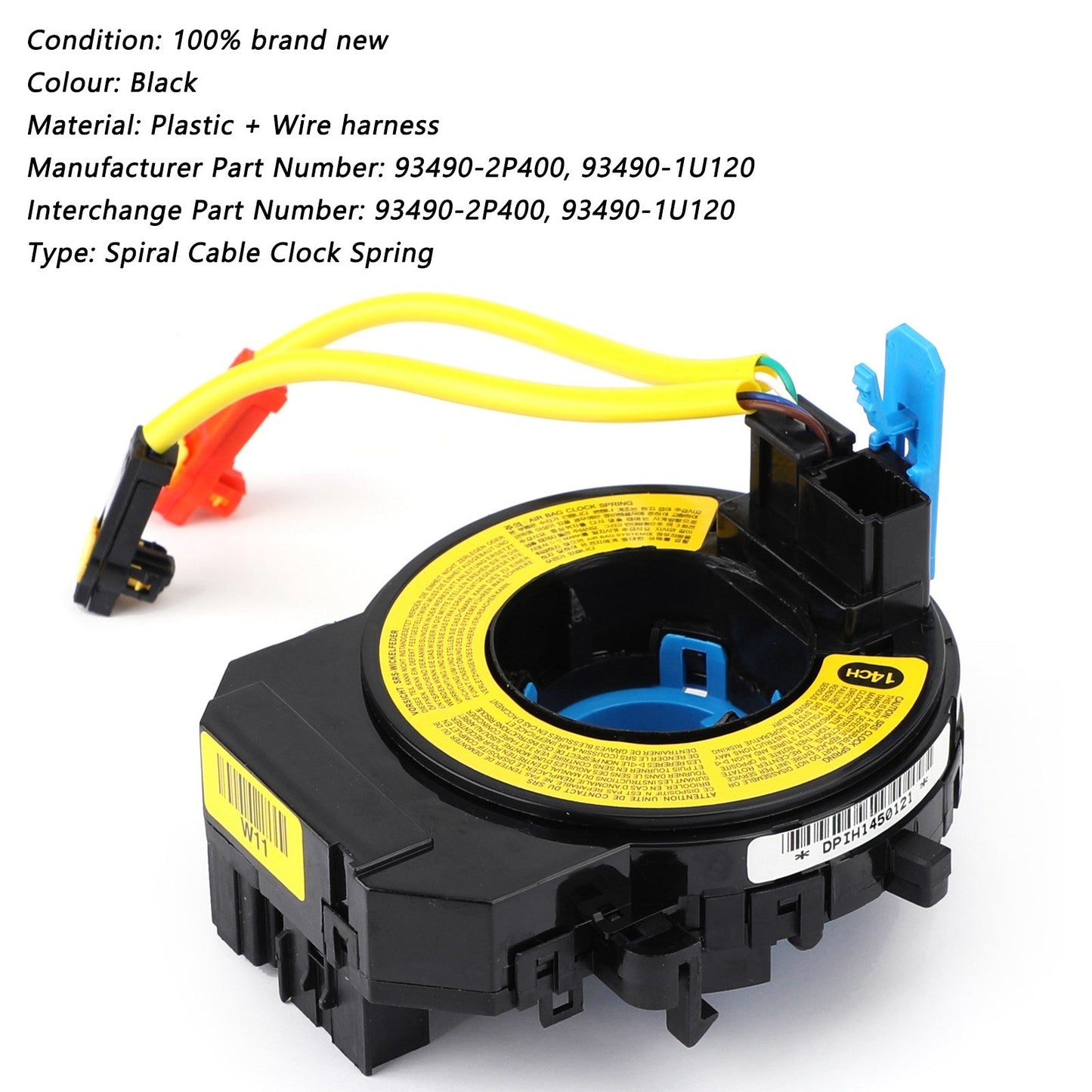 Airbag Squib Spiral Cable Clock Spring For KIA Sorento II XM 934902P400