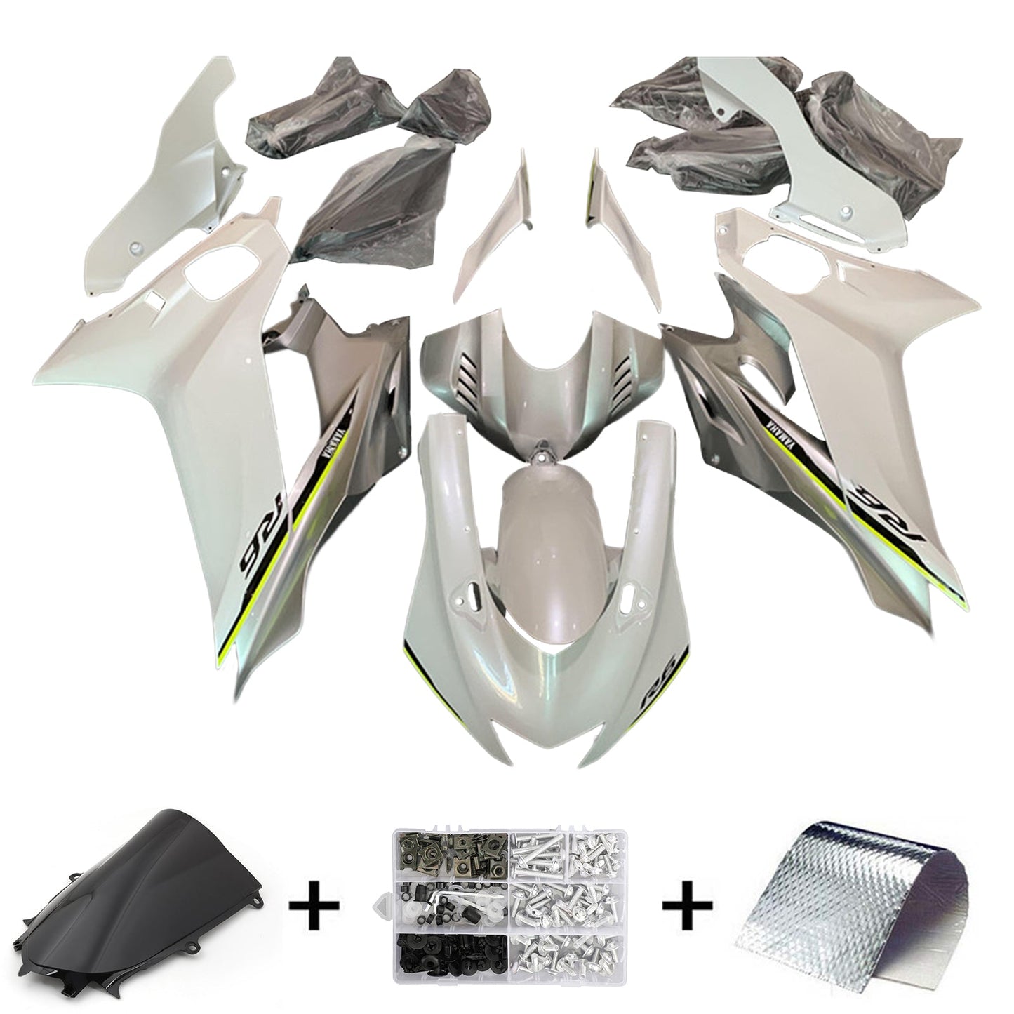 2017-2022 Yamaha YZF-R6 Fairing Kit Bodywork Plastic ABS