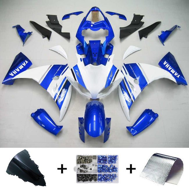 2009-2011 Yamaha YZF 1000 R1 Amotopart Injection Fairing Kit Bodywork Plastic ABS #112