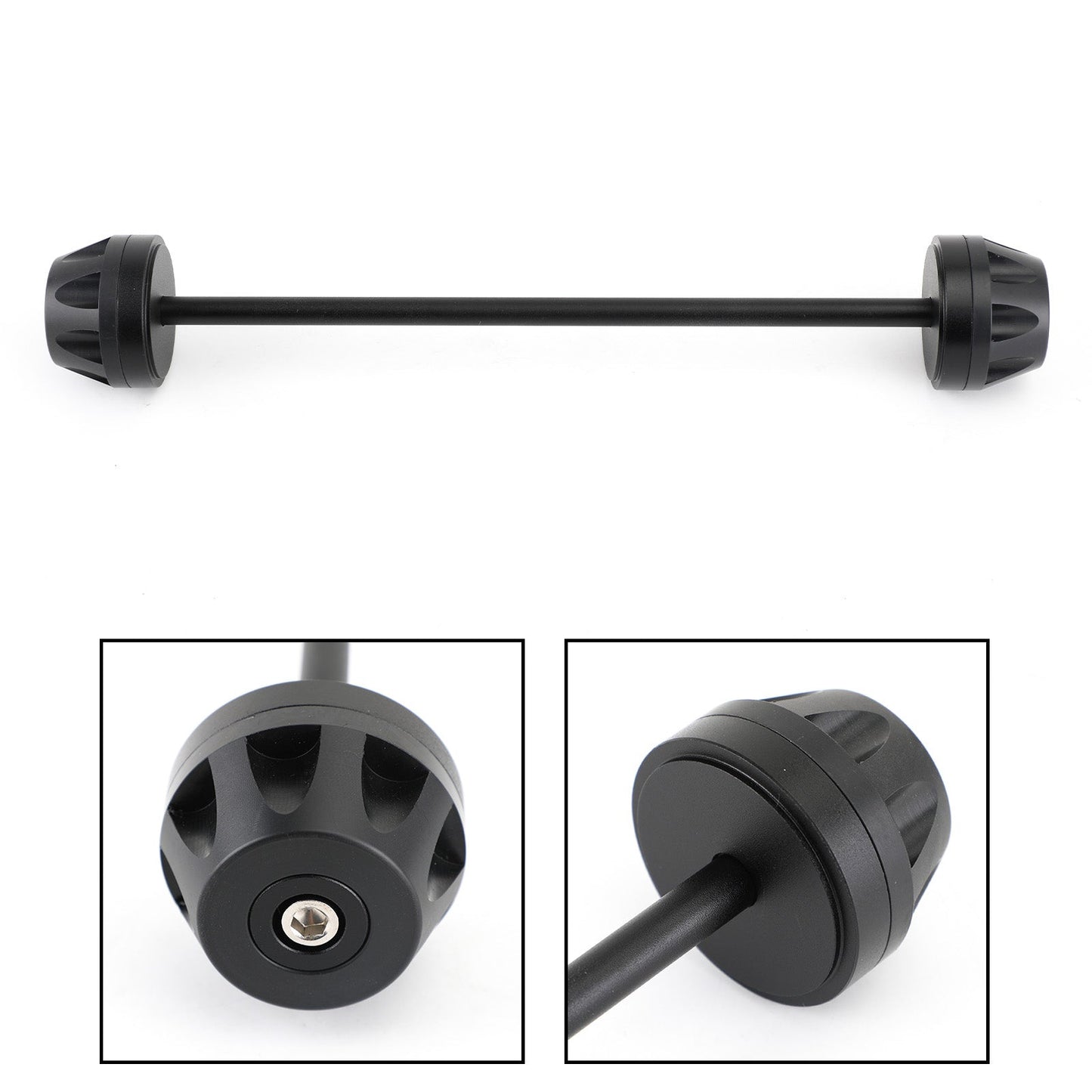 FRONT Axle Fork Crash Sliders Black for BMW R Nine T 14-17 R1200GS/R/RT/RS 13-18