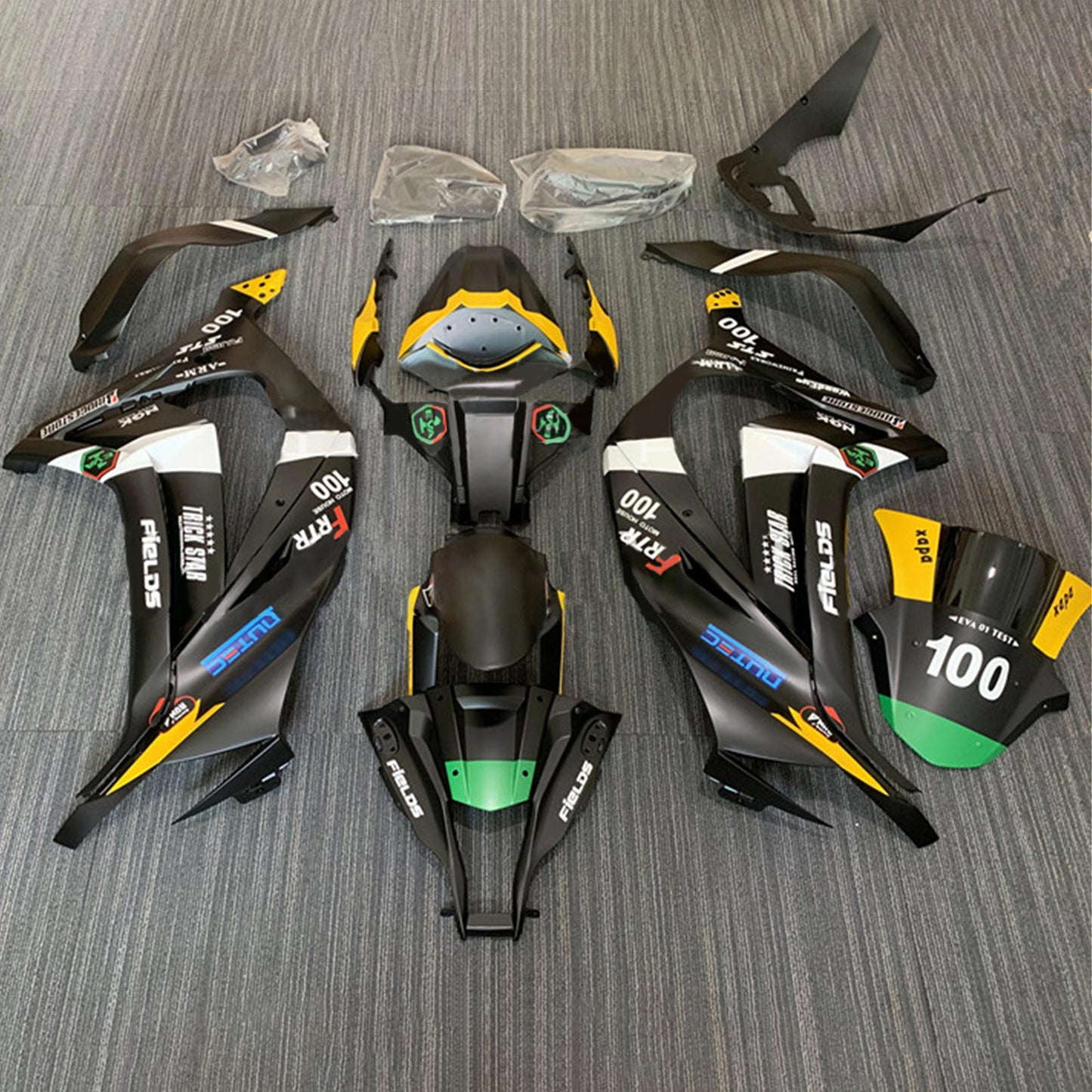 2011-2015 Kawasaki ZX10R Fairing Kit Bodywork Plastic ABS