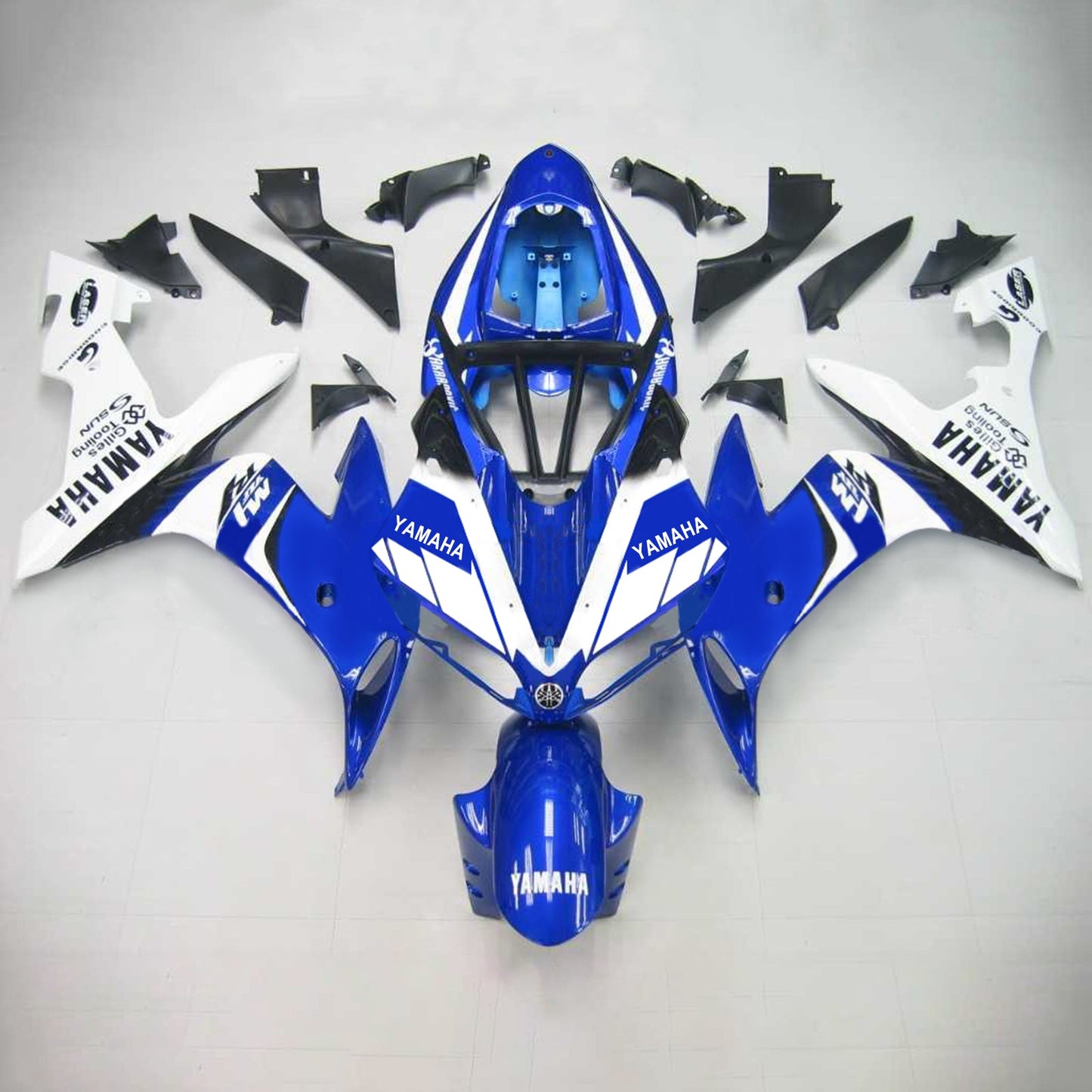 2004-2006 Yamaha YZF 1000 R1 Amotopart Injection Fairing Kit Bodywork Plastic ABS #110