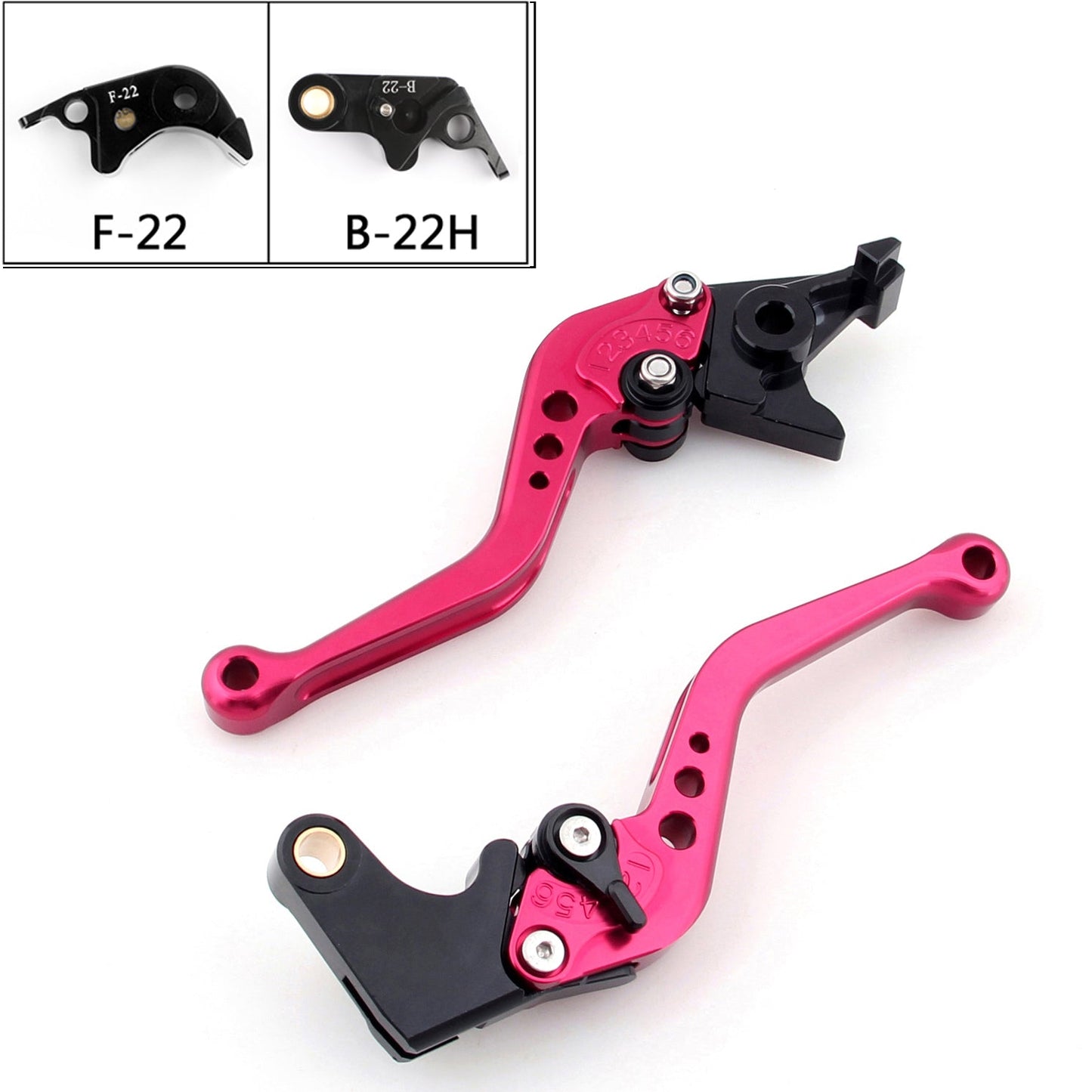 Short Brake & Clutch Lever For BMW S1000RR 15-2018 S1000R 15-18 (F-22/B-22H) BK