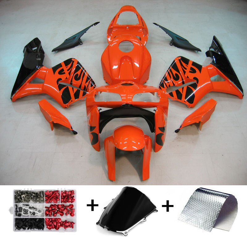 2005-2006 Honda CBR600RR F5 Orange Amotopart Fairing Kit