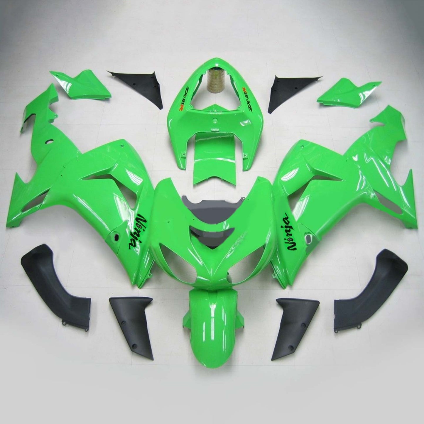 2006-2007 Kawasaki ZX10R Amotopart Injection Fairing Kit Bodywork Plastic ABS #118