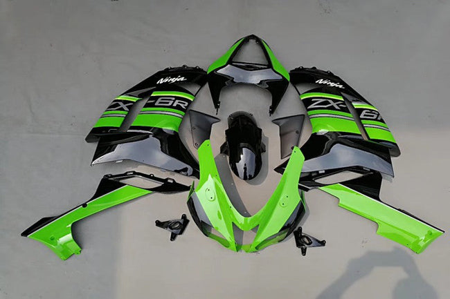 2009-2012 Kawasaki ZX6R 636 Injection Fairing Kit Bodywork Plastic ABS #134