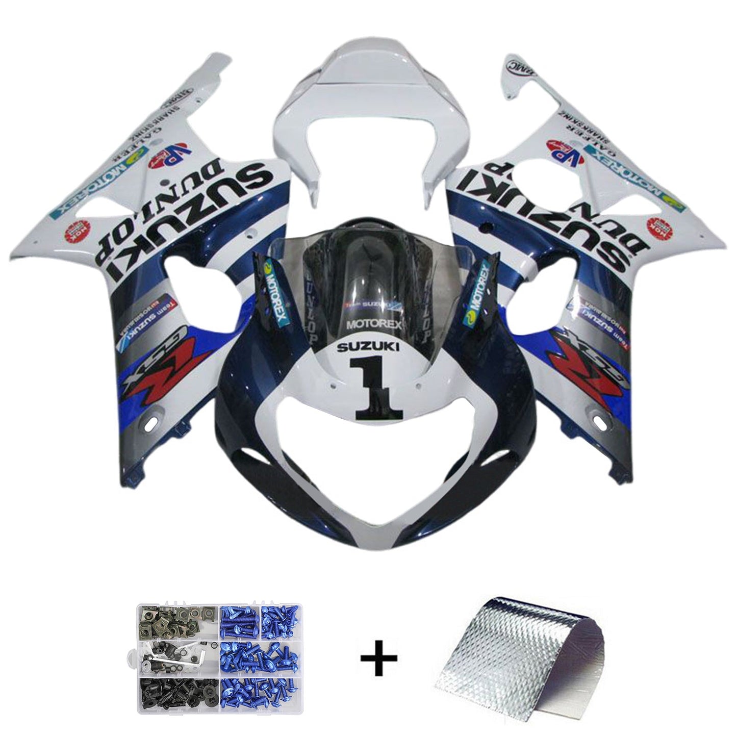 2001-2003 Suzuki GSXR600 2000-2003 GSXR750 K1 Injection Fairing Kit Bodywork