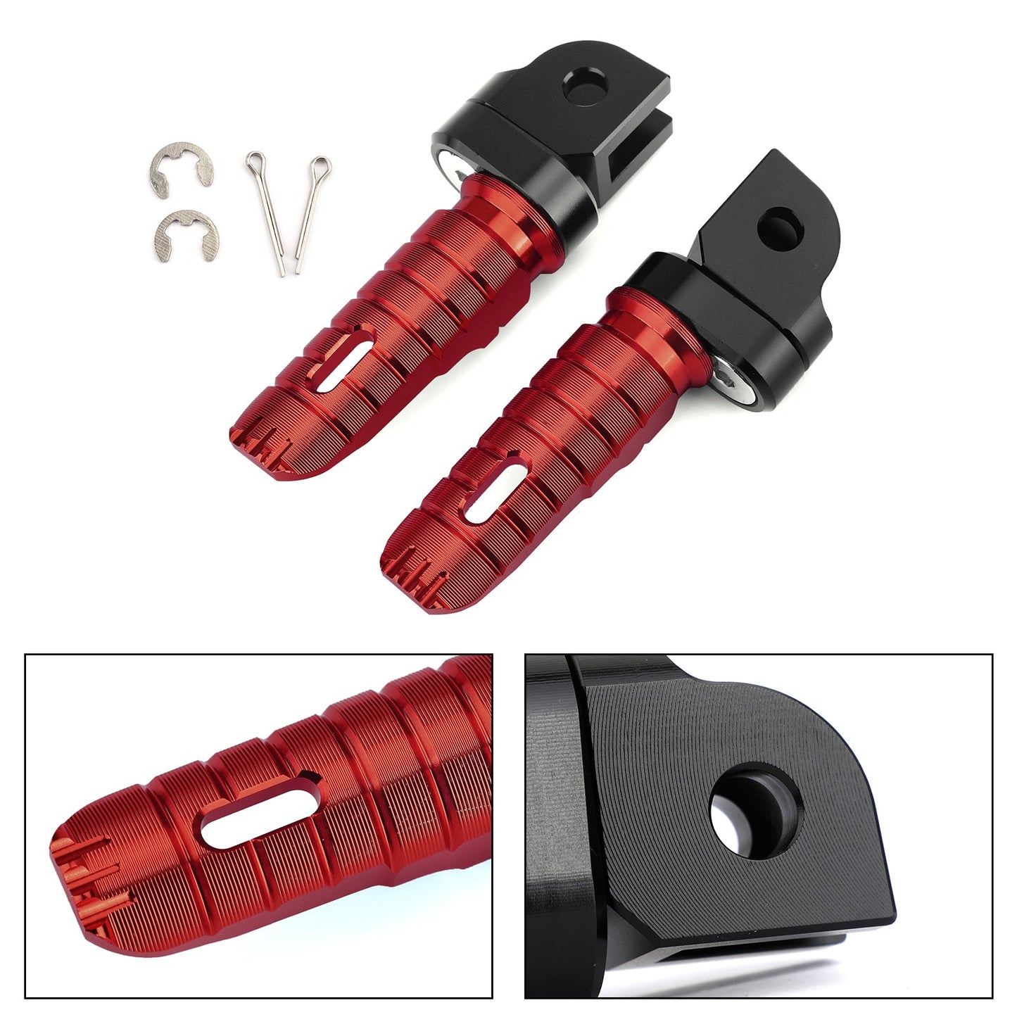 Front Footrests Foot Peg for HONDA CB125R CBR250RR CBR1000RR CB600F CB1100/RS/SX