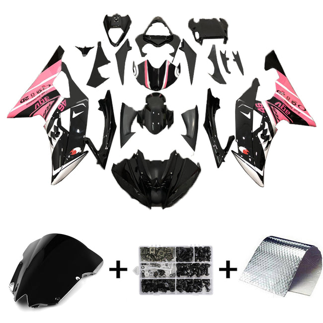 2008-2016 Yamaha YZF 600 R6 Fairing Kit Bodywork Plastic ABS