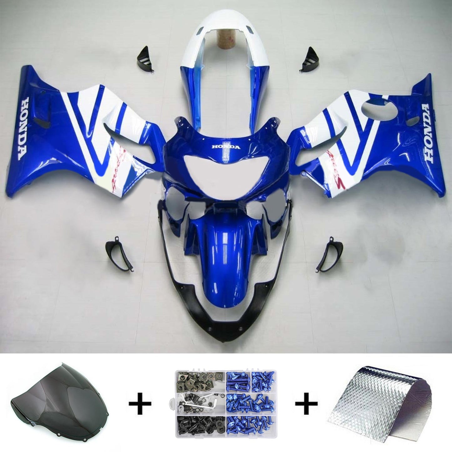 1999-2000 Honda CBR600F4 Amotopart Injection Fairing Kit Bodywork Plastic ABS #121