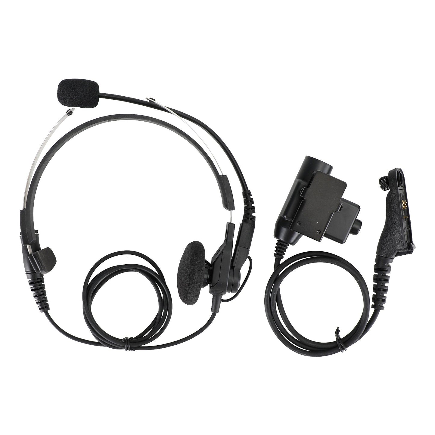 Tactical U94 Ptt Cable Plug C6 Headset Adapter For DP3400 DP3401 DP3600 DP3601