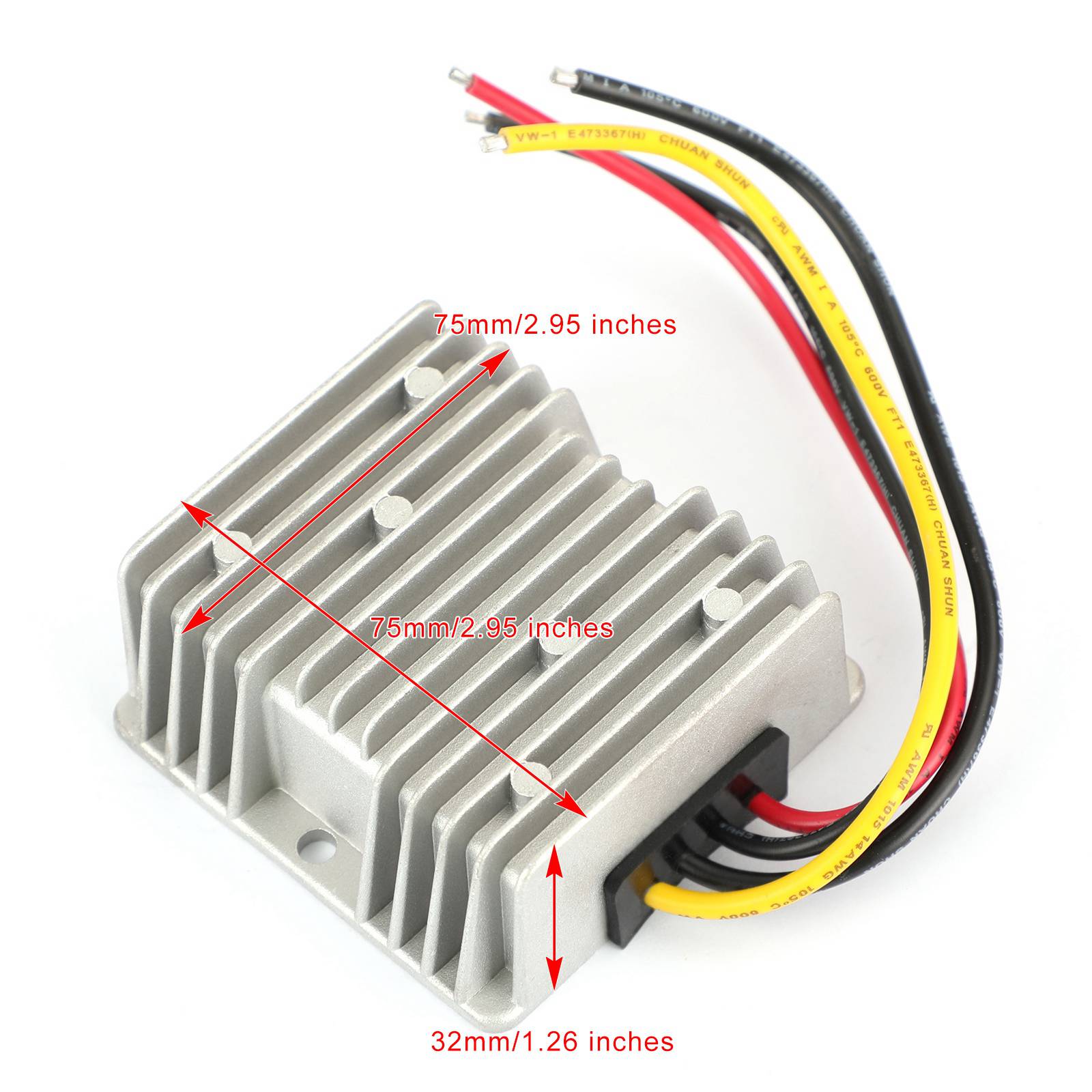 WaterProof 24V to 12V 20A 240W Step Down DC/DC Power Converter Regulat ...