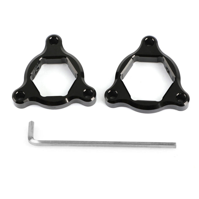 Fork Pre Adjusters Black 19MM Fit For Honda CBR600RR 07-10 CBR1000RR 08-14