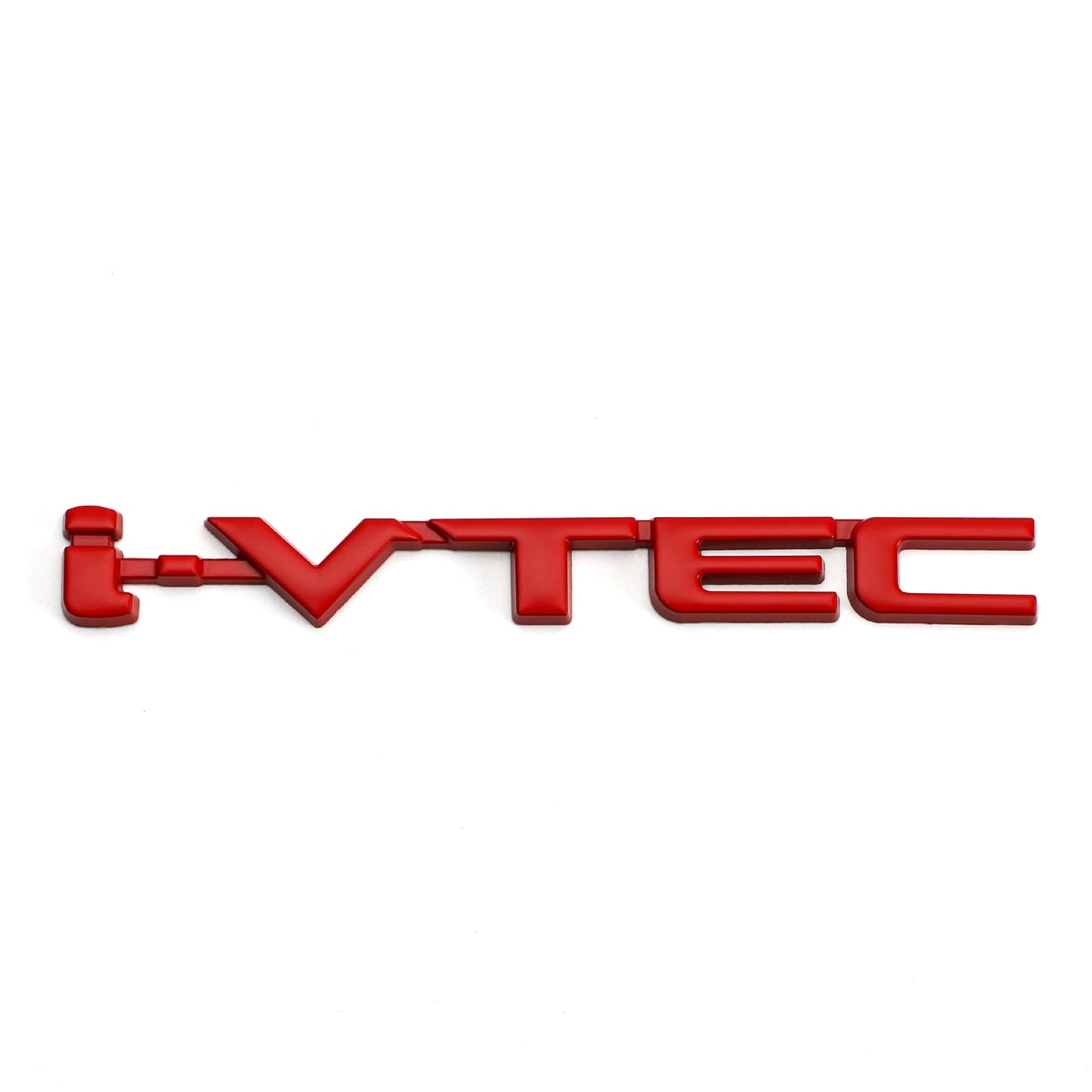 3D Metal i-VTEC Car Trunk Rear Turbo Fender Emblem Badge Decals Stickers Silver